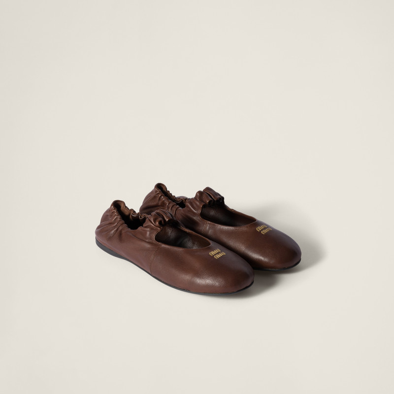 Nappa leather ballerinas - 1