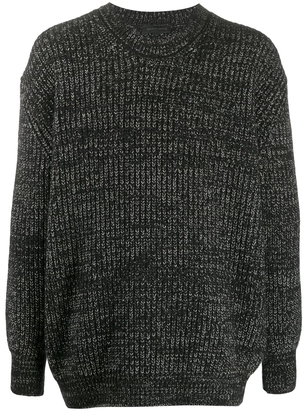 black wool jumper - 1