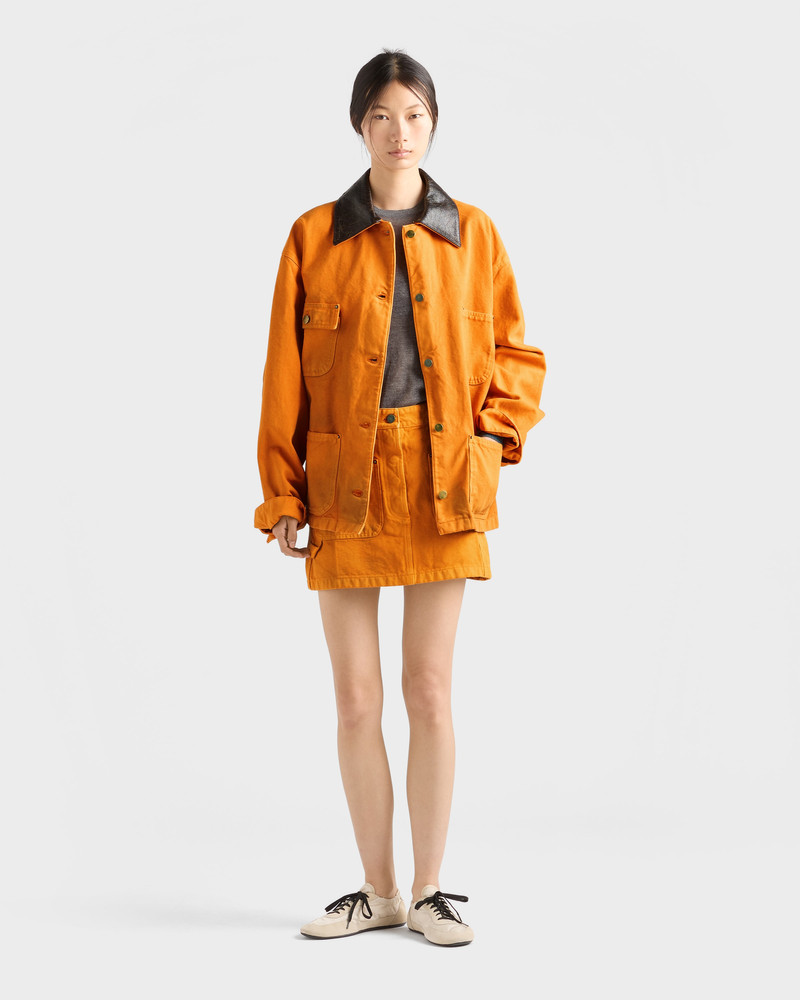 Prada Canvas jacket outlook