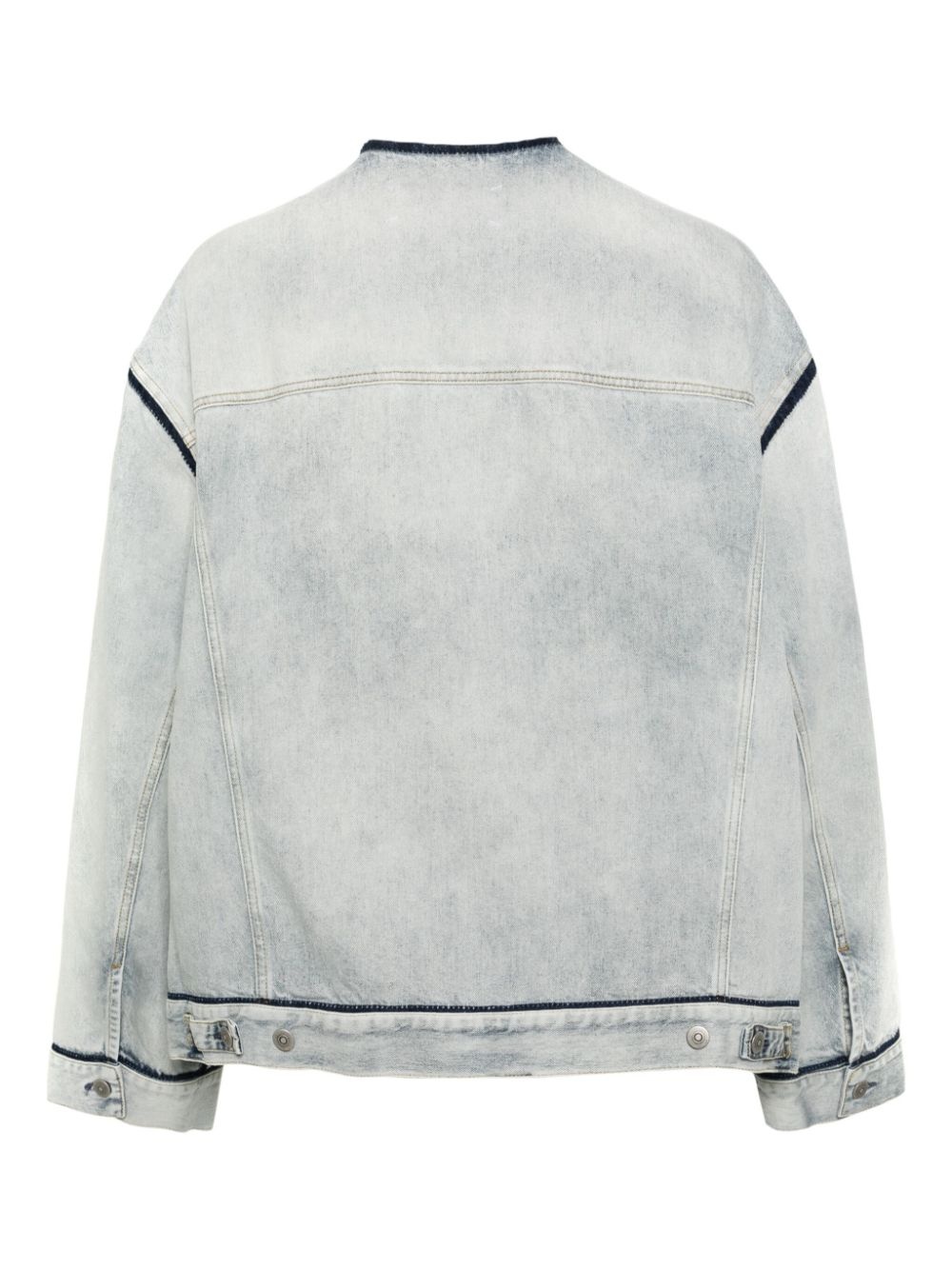 four-stitch logo denim jacket - 2