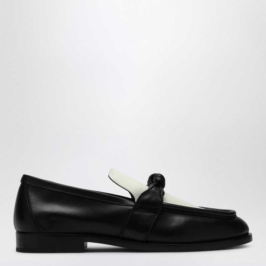 Bottega Veneta Women Astaire Loafers In Black/White - 2