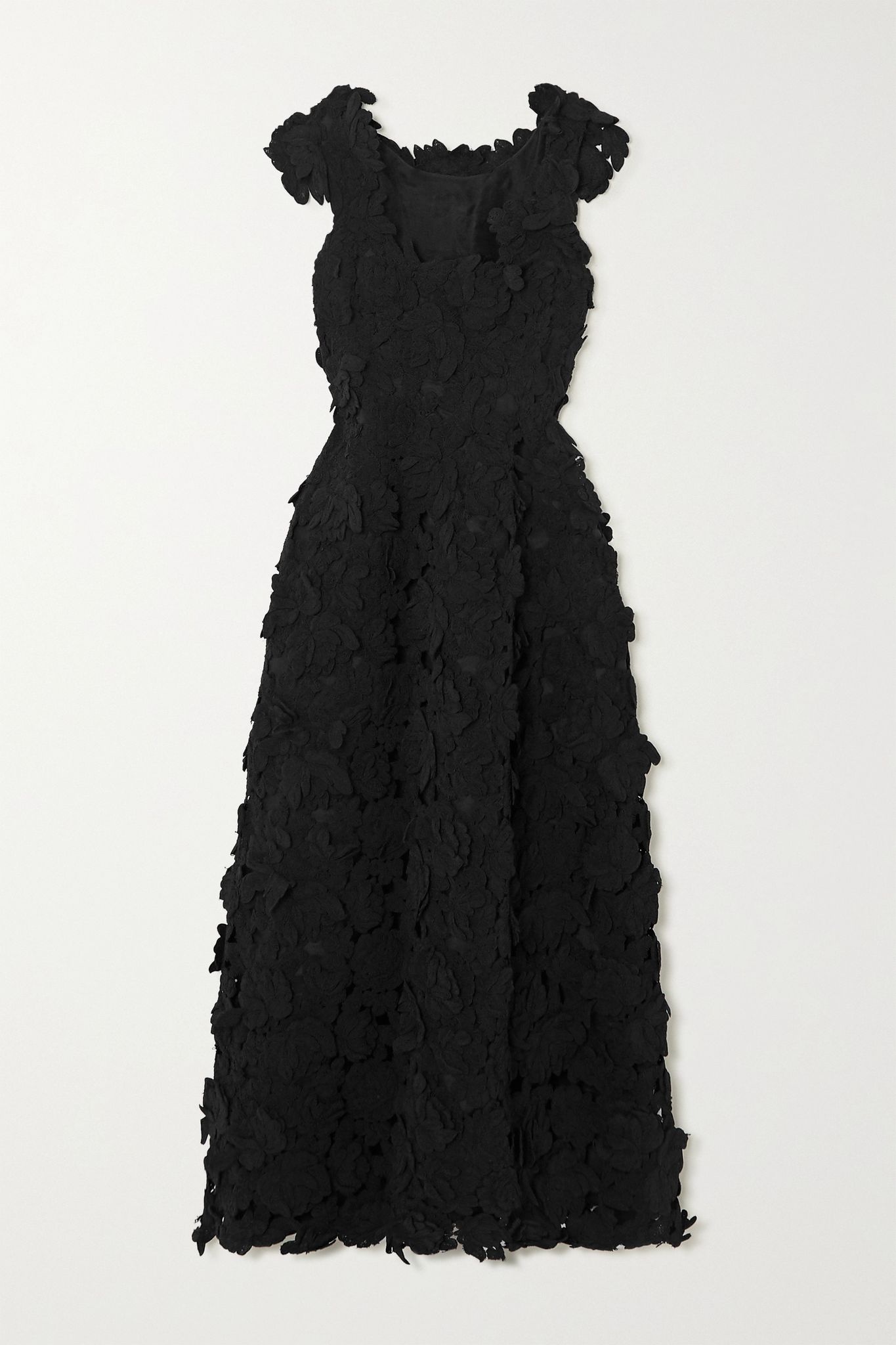 Luciano appliquéd woven gown - 1