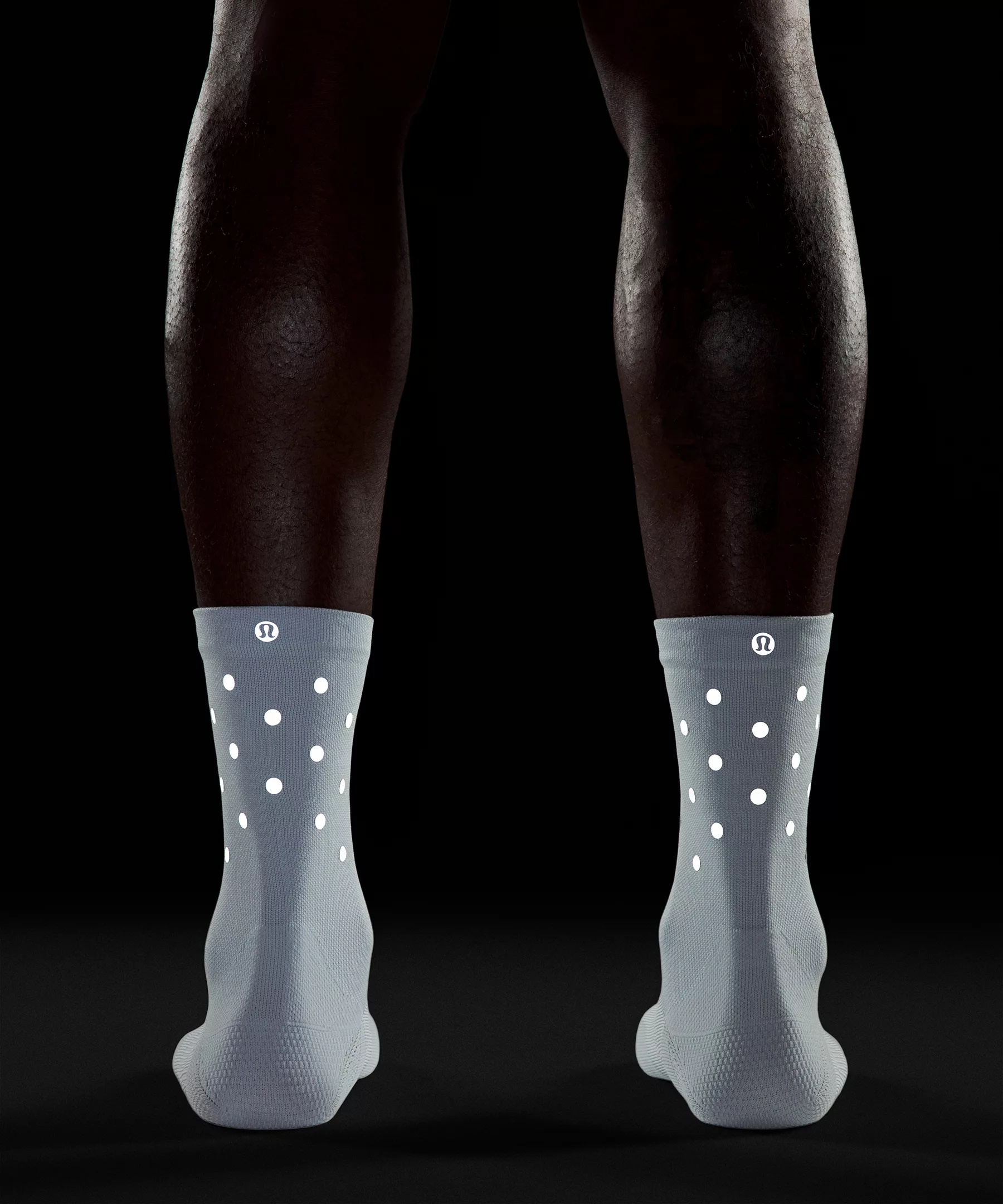 Men's Power Stride Crew Socks *Dot Reflective - 4