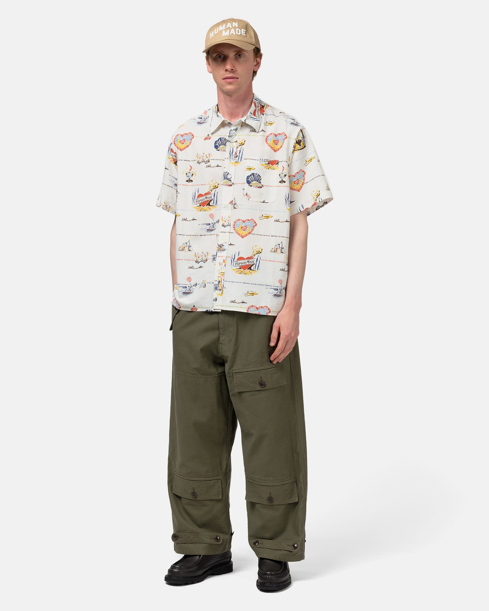 Printed Shirt White - 2