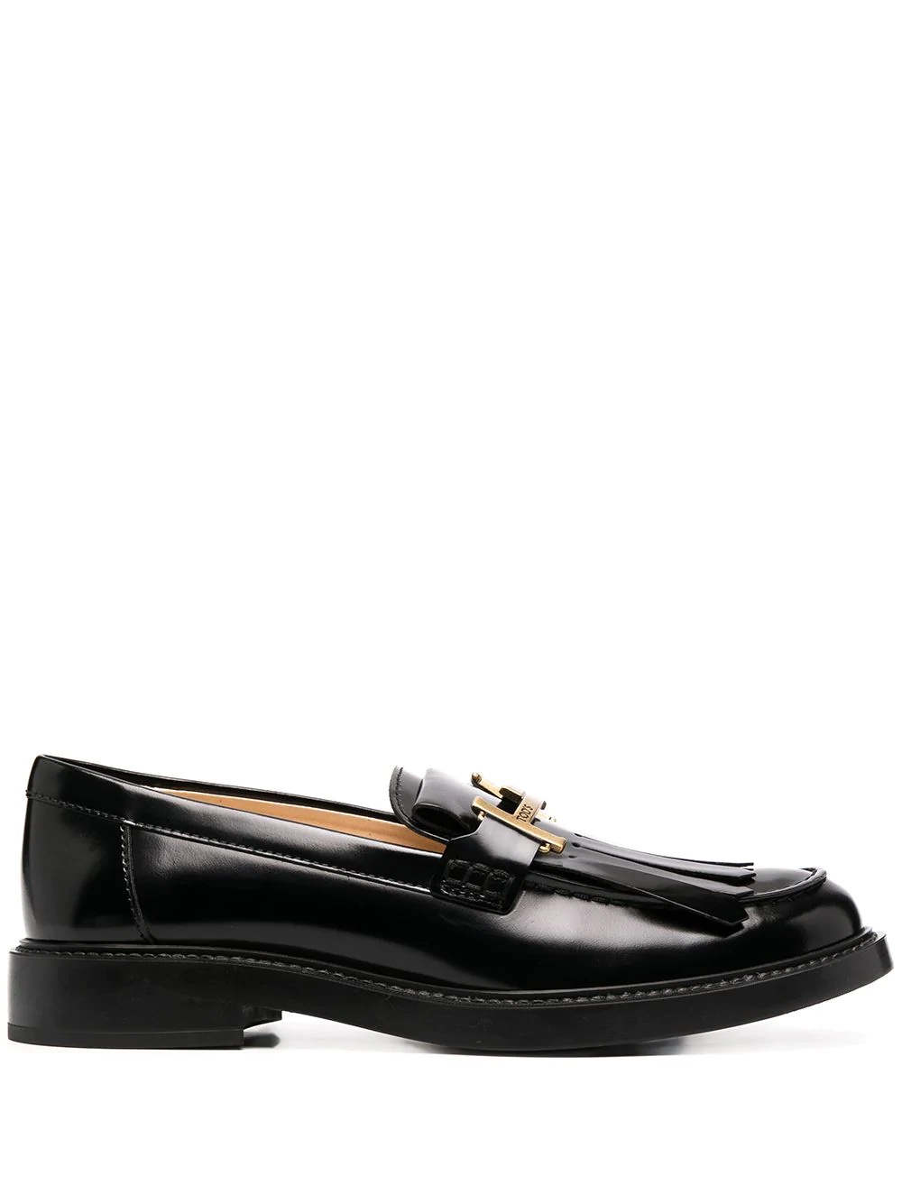 Double T buckle loafers - 1