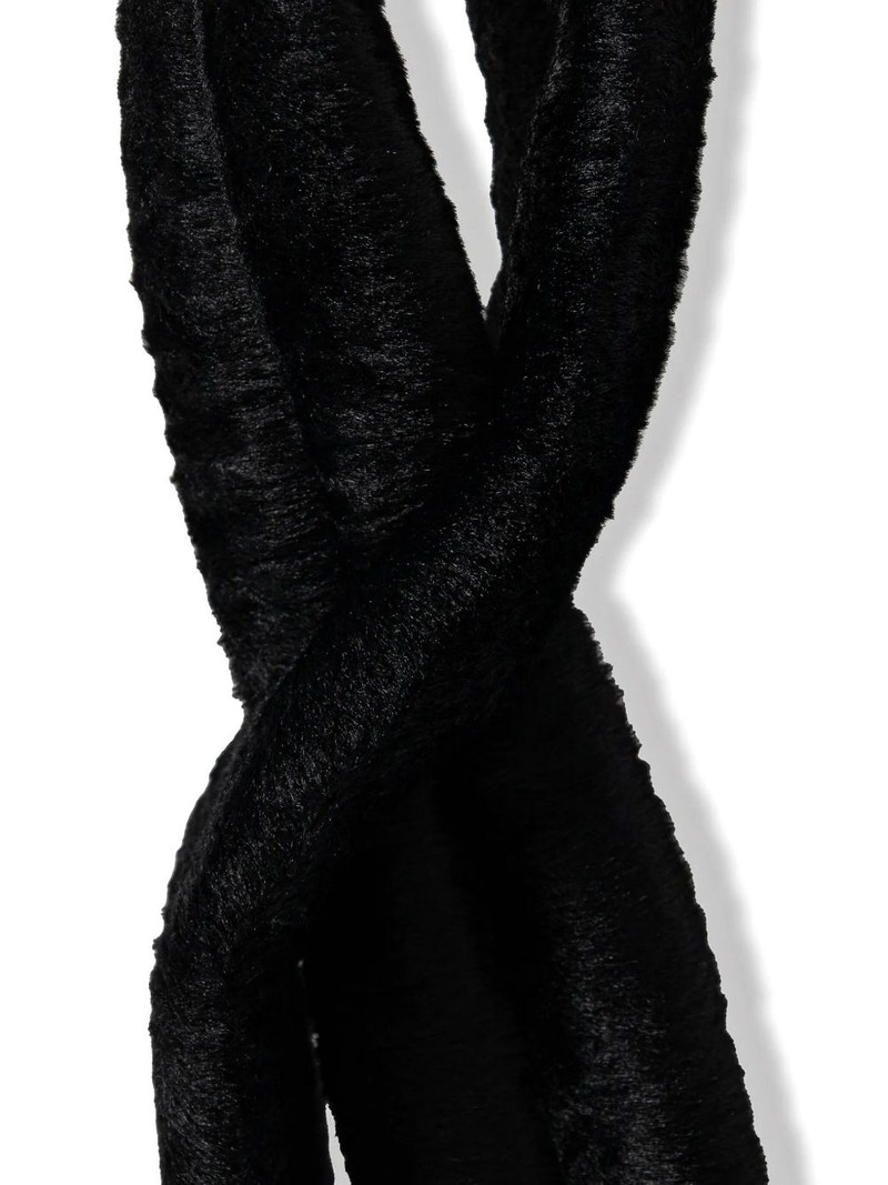 RUSLAN BAGINSKIY shearling scarf outlook