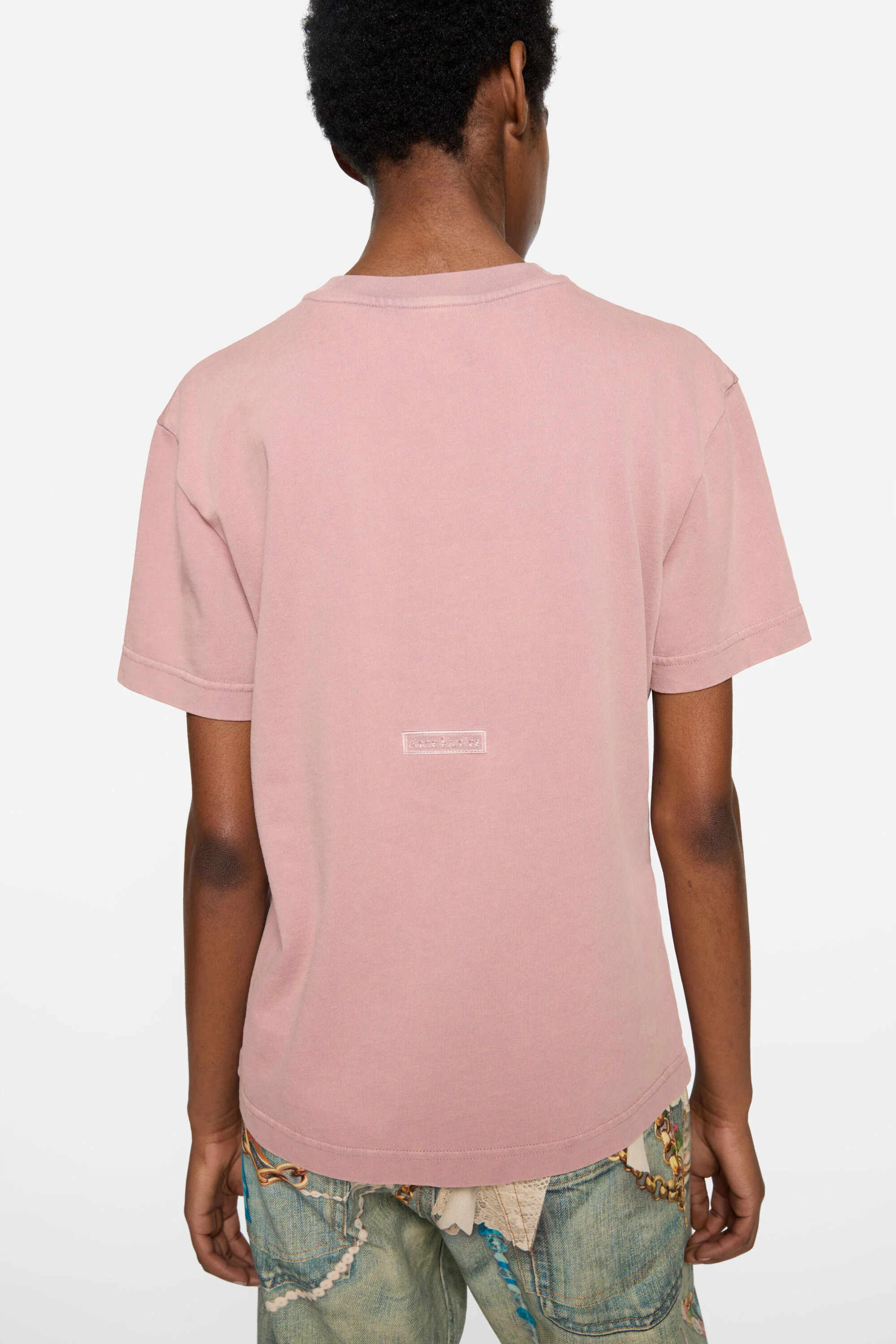 Cotton crewneck t-shirt - Lavender purple - 4