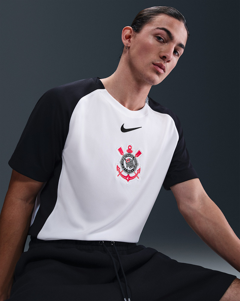 S.C. Corinthians 2025/26 Stadium Home Men's Nike Dri-FIT Soccer Replica Jersey 3