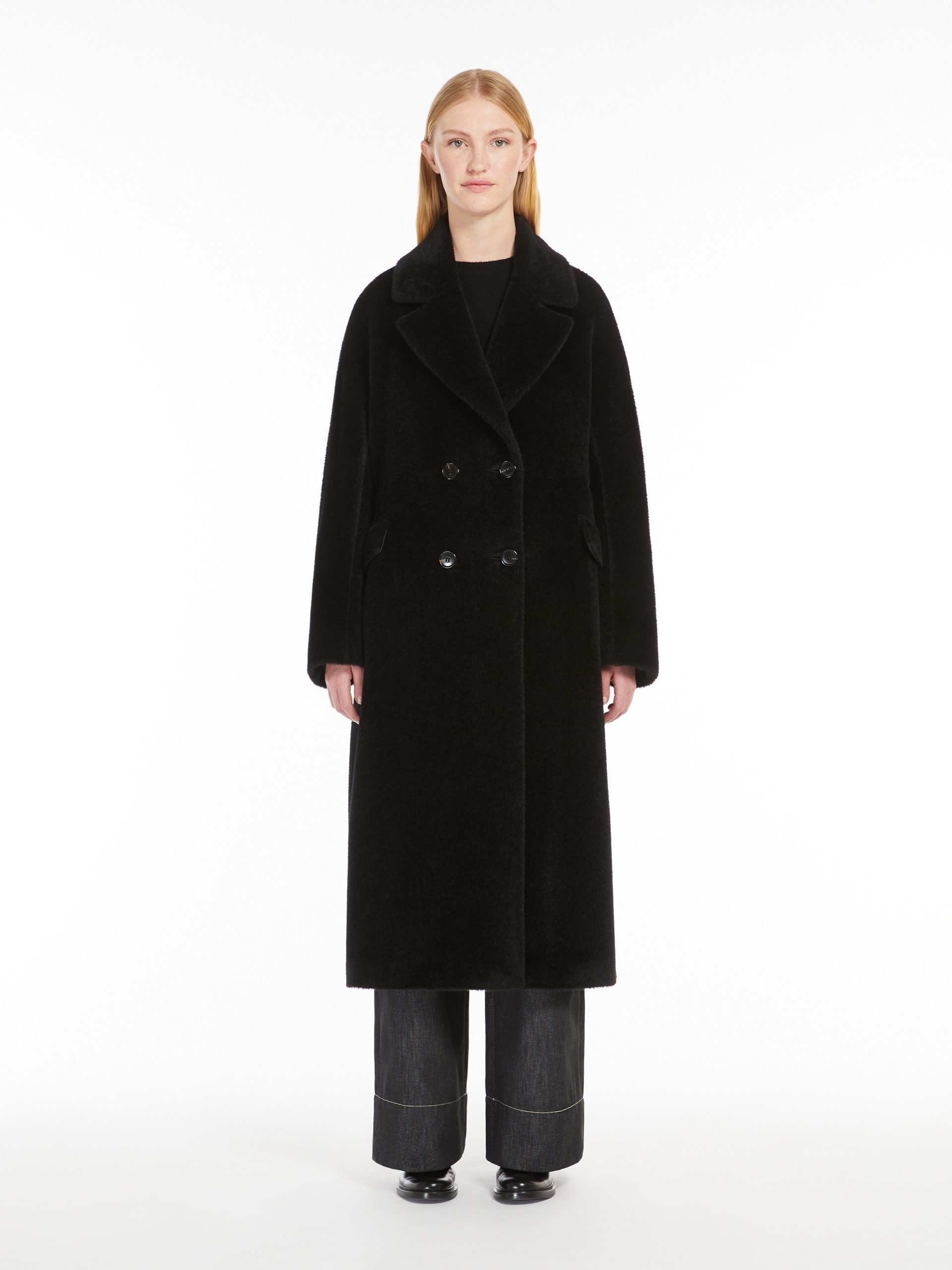 EUGENIO Wool and alpaca double-breasted coat - 3