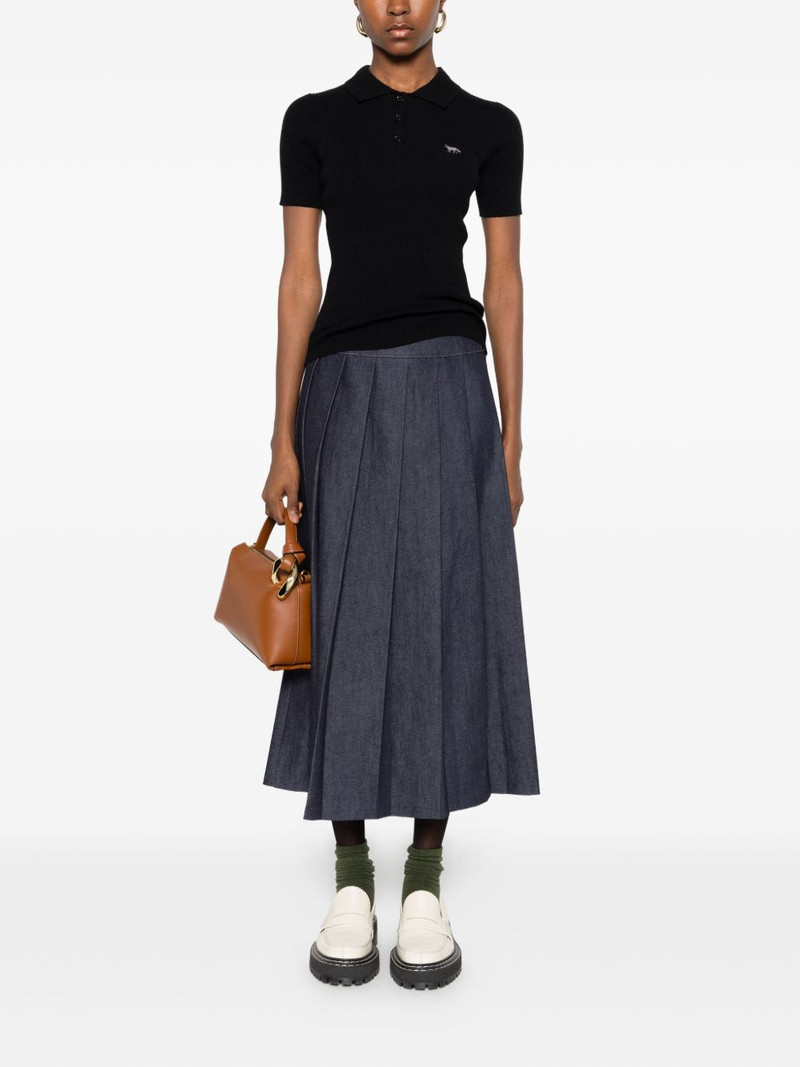 Maison Kitsuné knitted polo shirt outlook