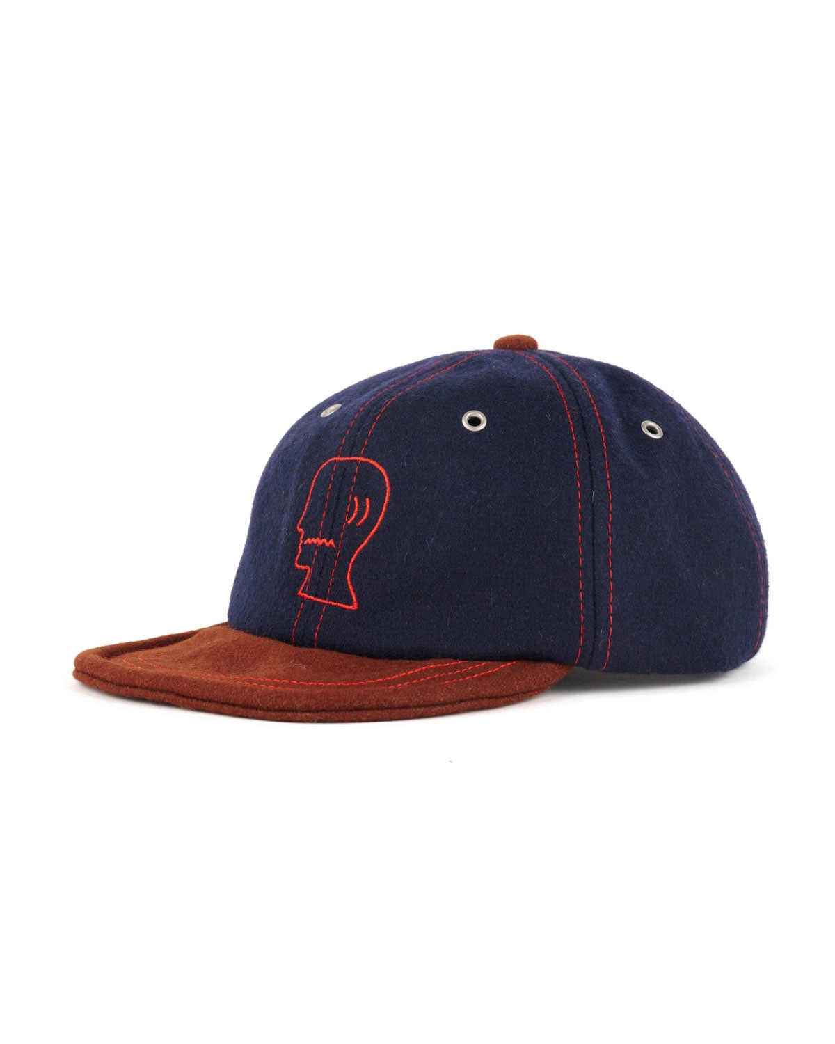 Flannel Wire Brim Hat - Navy - 3