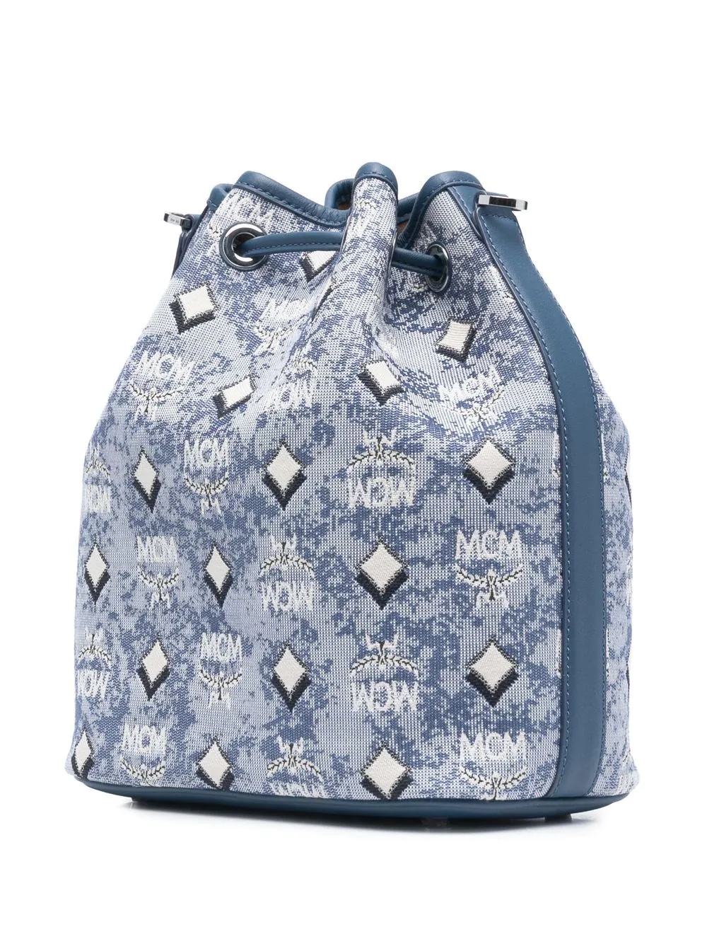 medium Dessau jacquard logo bucket bag - 4