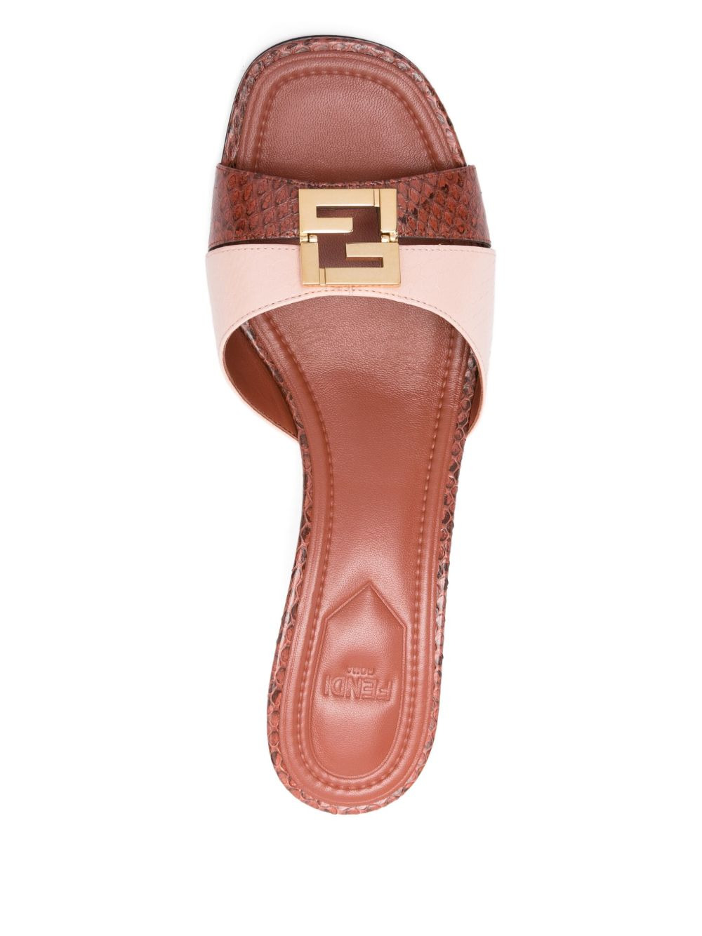 65mm FFold heeled sandals - 4