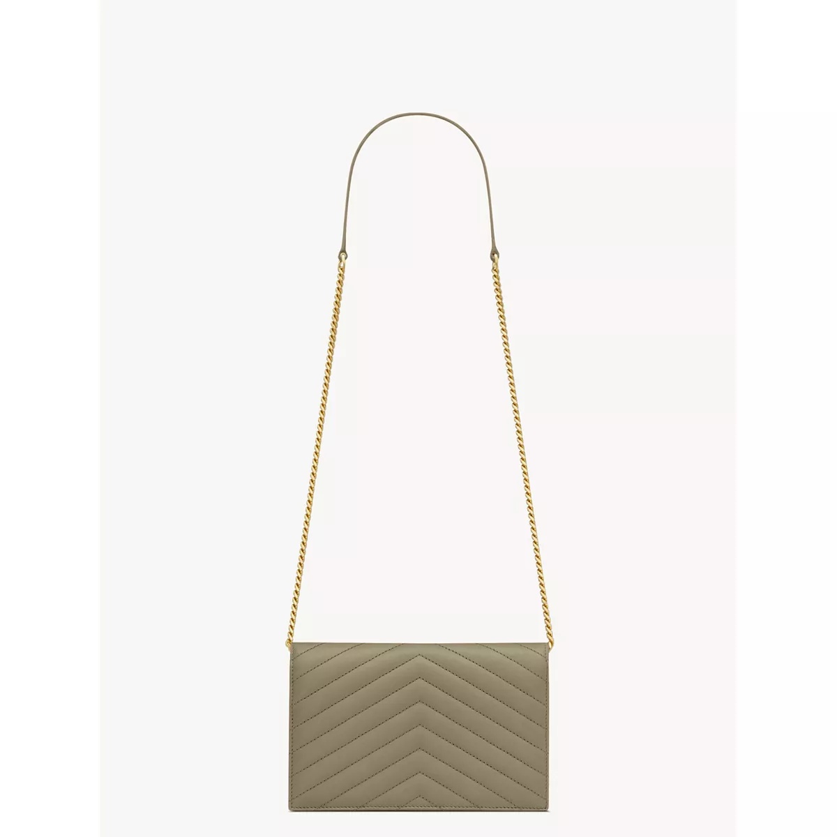 Cassandre Envelope Chain Wallet in Grain Leather - 6