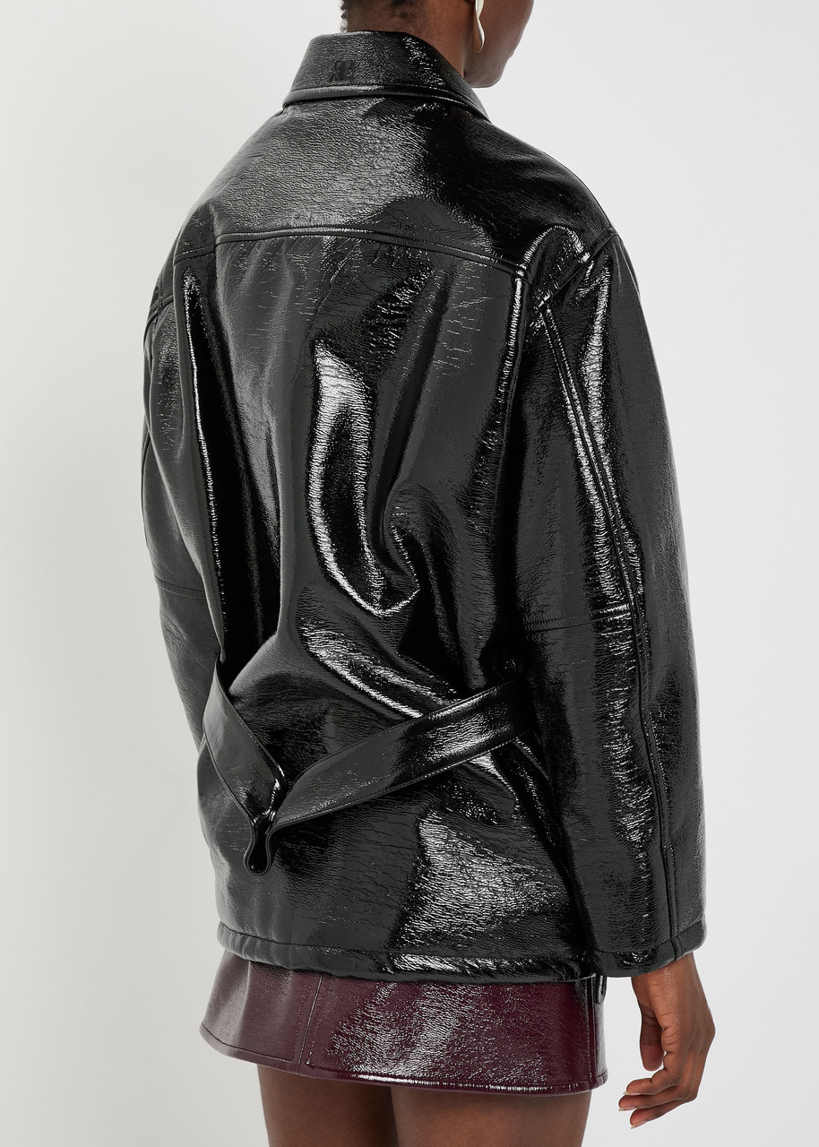 Courrèges Quilted Faux Patent Leather Jacket - 3