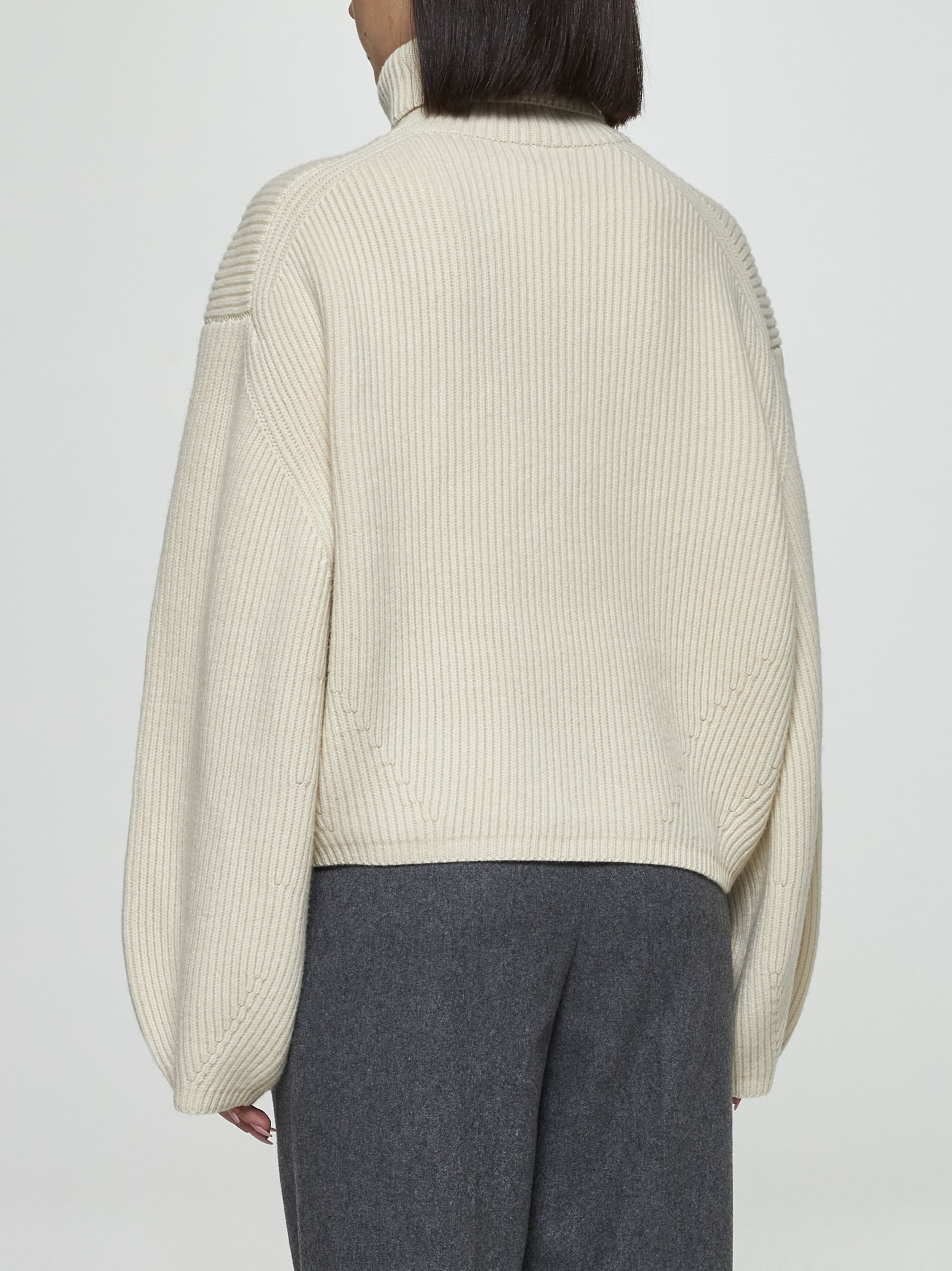 Wool-blend turtleneck - 4