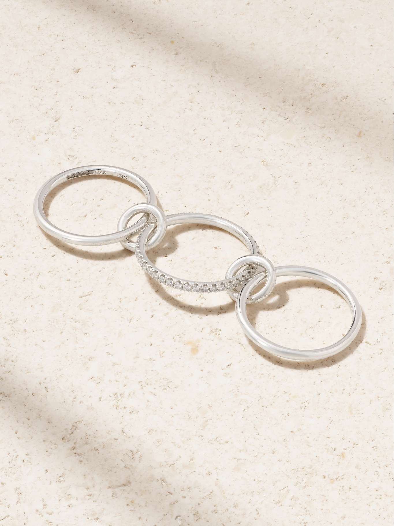 Sonny sterling silver diamond ring - 3