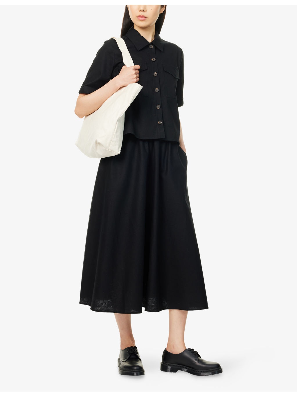 Luna Relaxed-Fit Cotton And Linen Shirt - 2