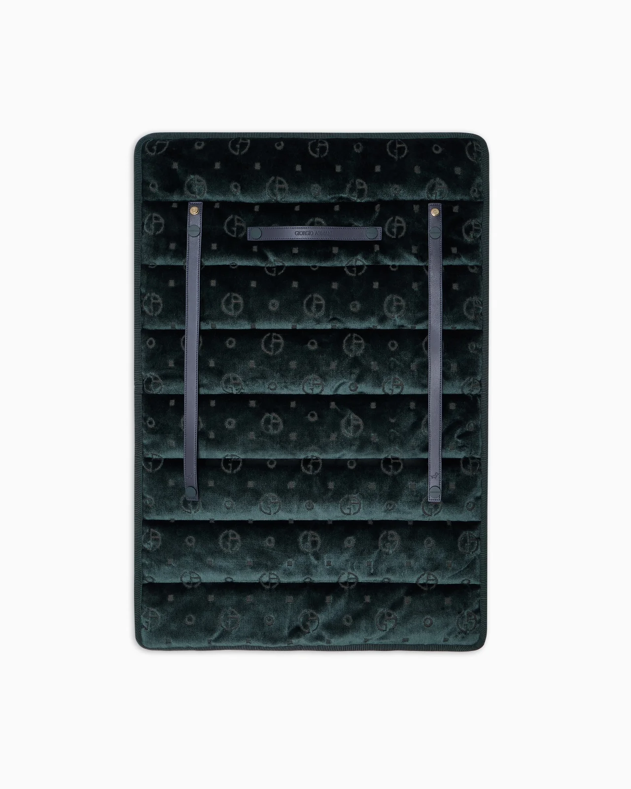 POLDO X GIORGIO ARMANI TRAVEL MAT IN MONOGRAM JACQUARD VELVET - 1
