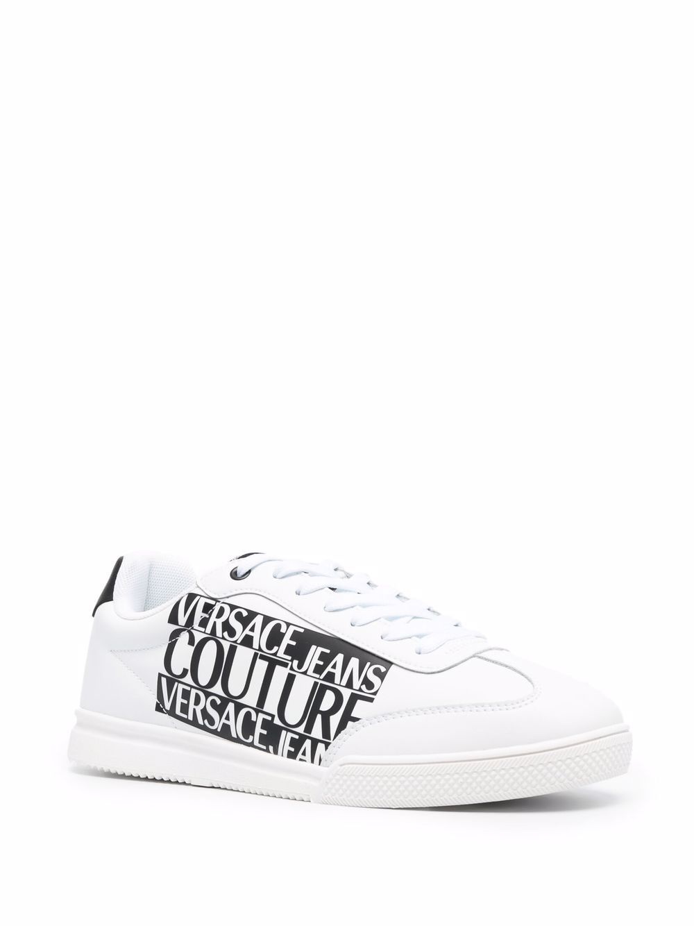 logo-print low-top sneakers - 2