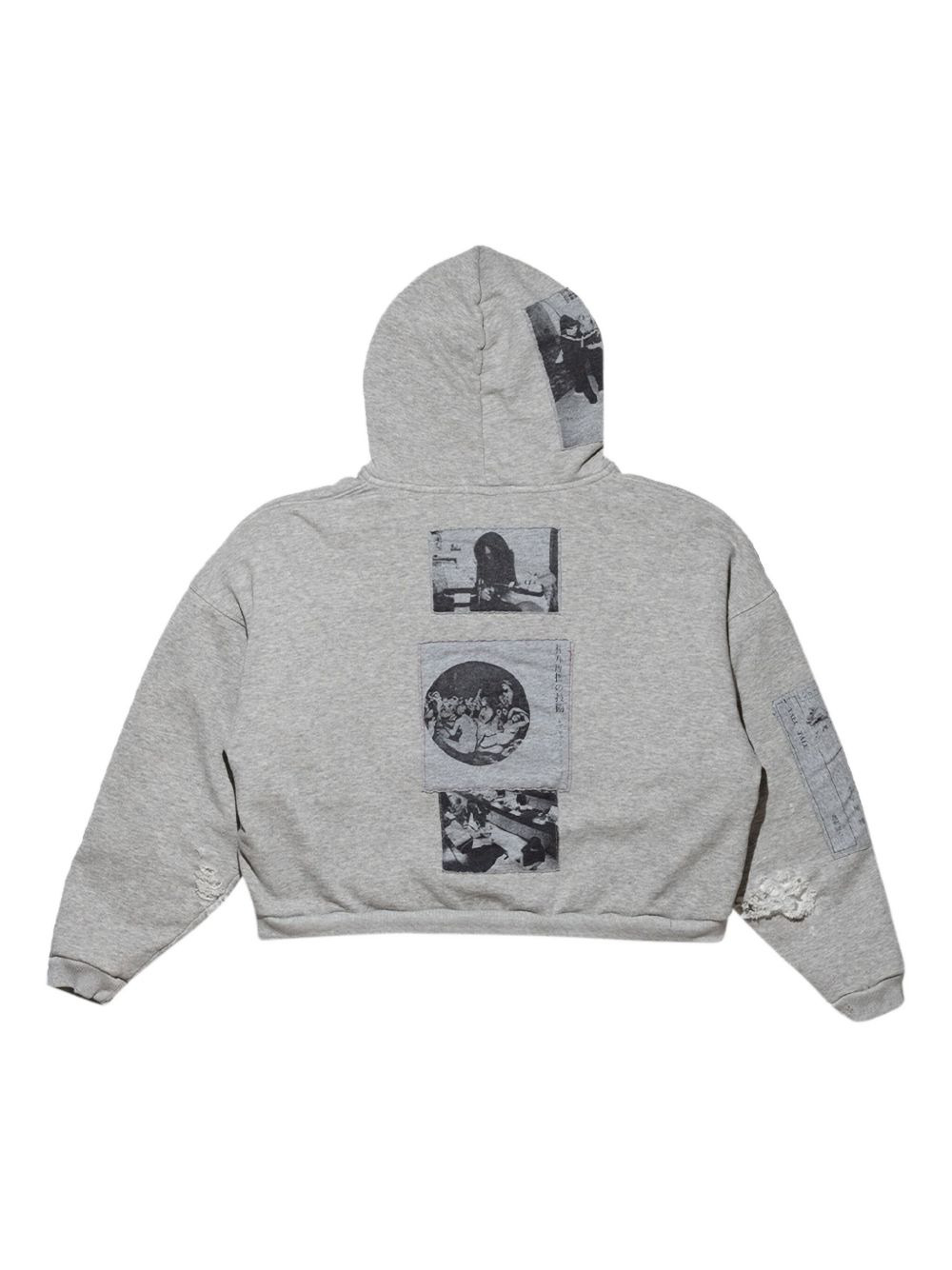 Assemblage graphic-print zip hoodie - 2