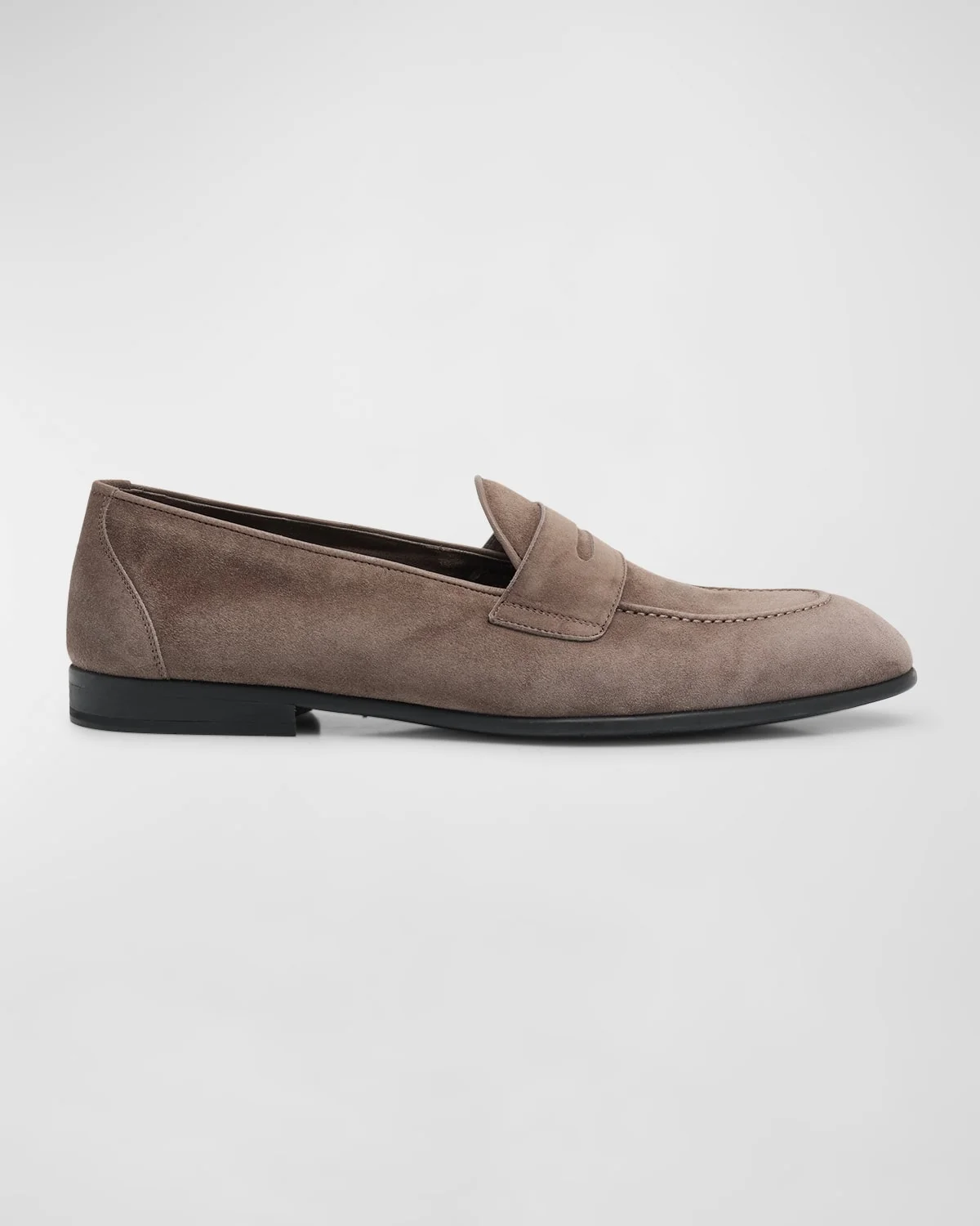 Men's York Suede Penny Loafers - 1