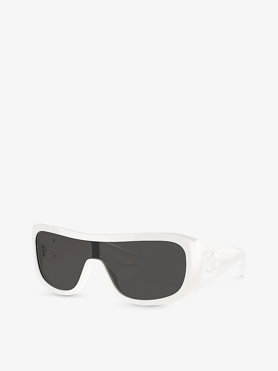 DG4454 rectangle-frame acetate sunglasses - 2
