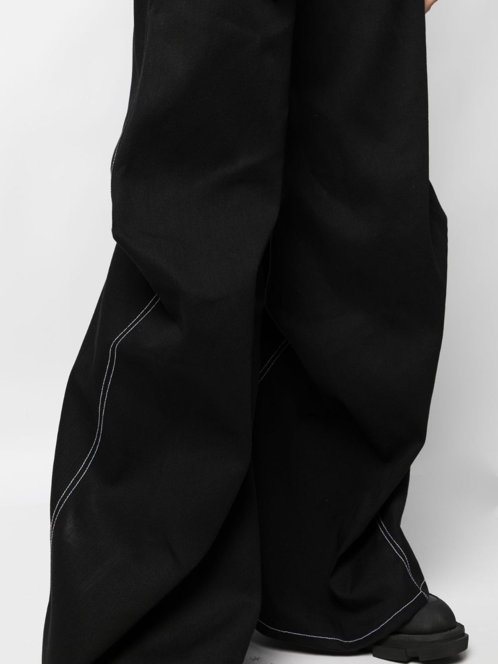 high-waisted wide-leg jeans - 5