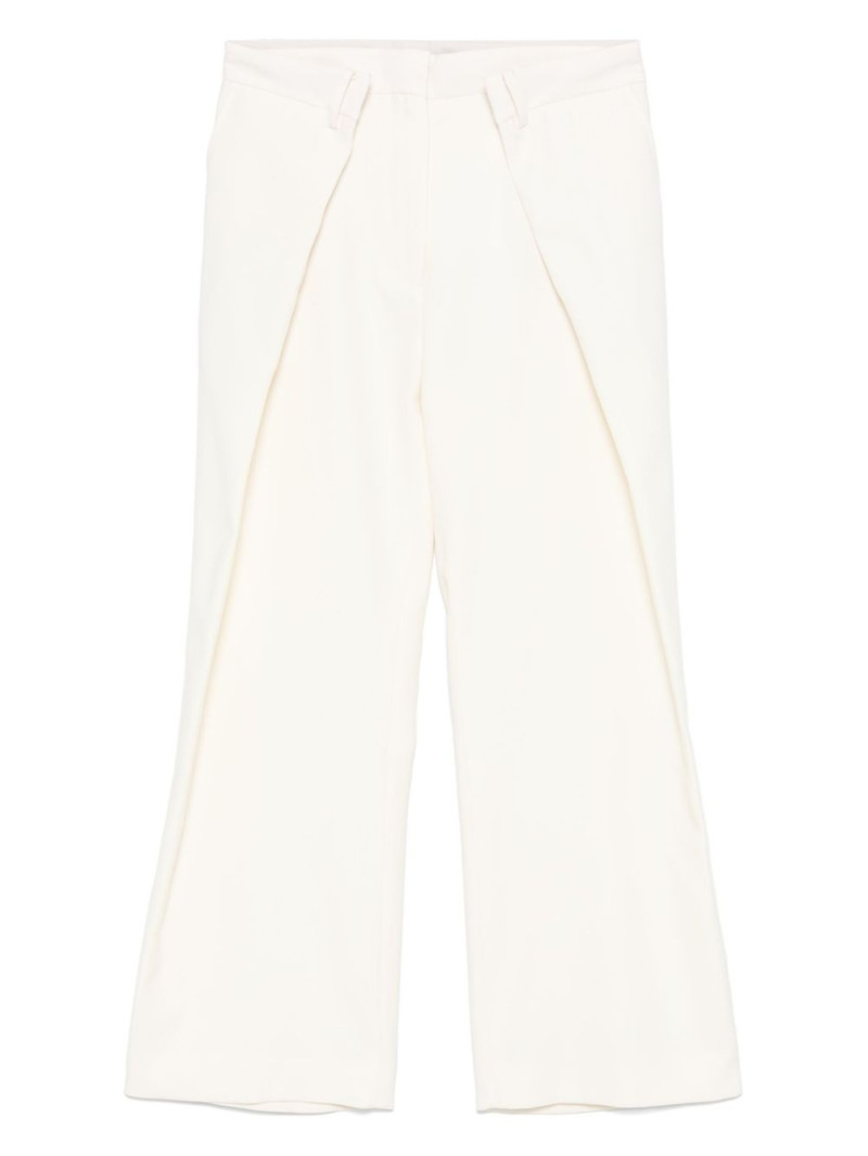 pleated wide-leg trousers 1