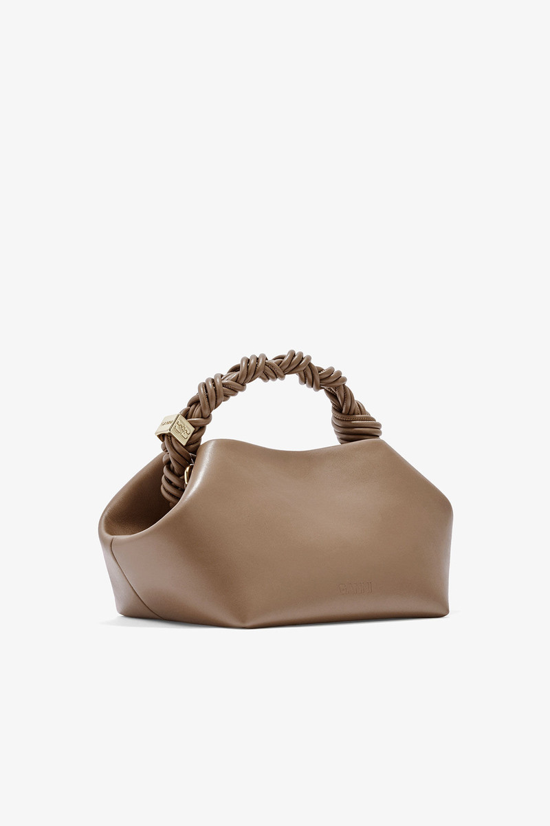 GANNI SMALL BOU BAG IN BROWN outlook
