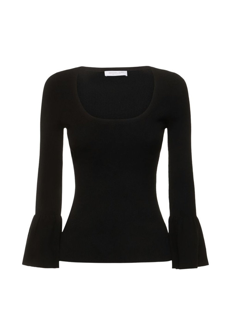 flared-sleeve top 1