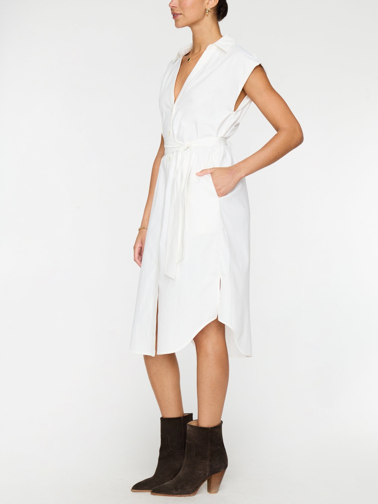 The Kylie Sleeveless Midi Dress - 3