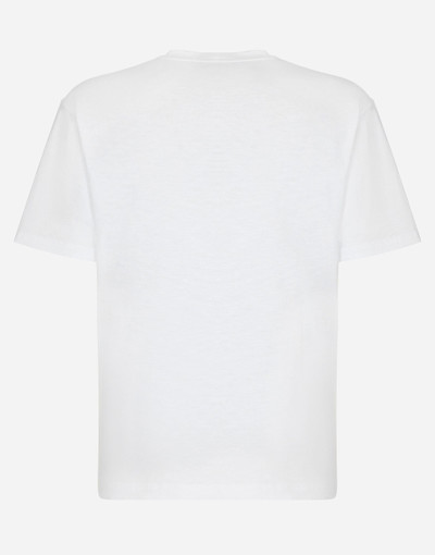 Dolce & Gabbana Cotton T-shirt with Dolce&Gabbana logo outlook