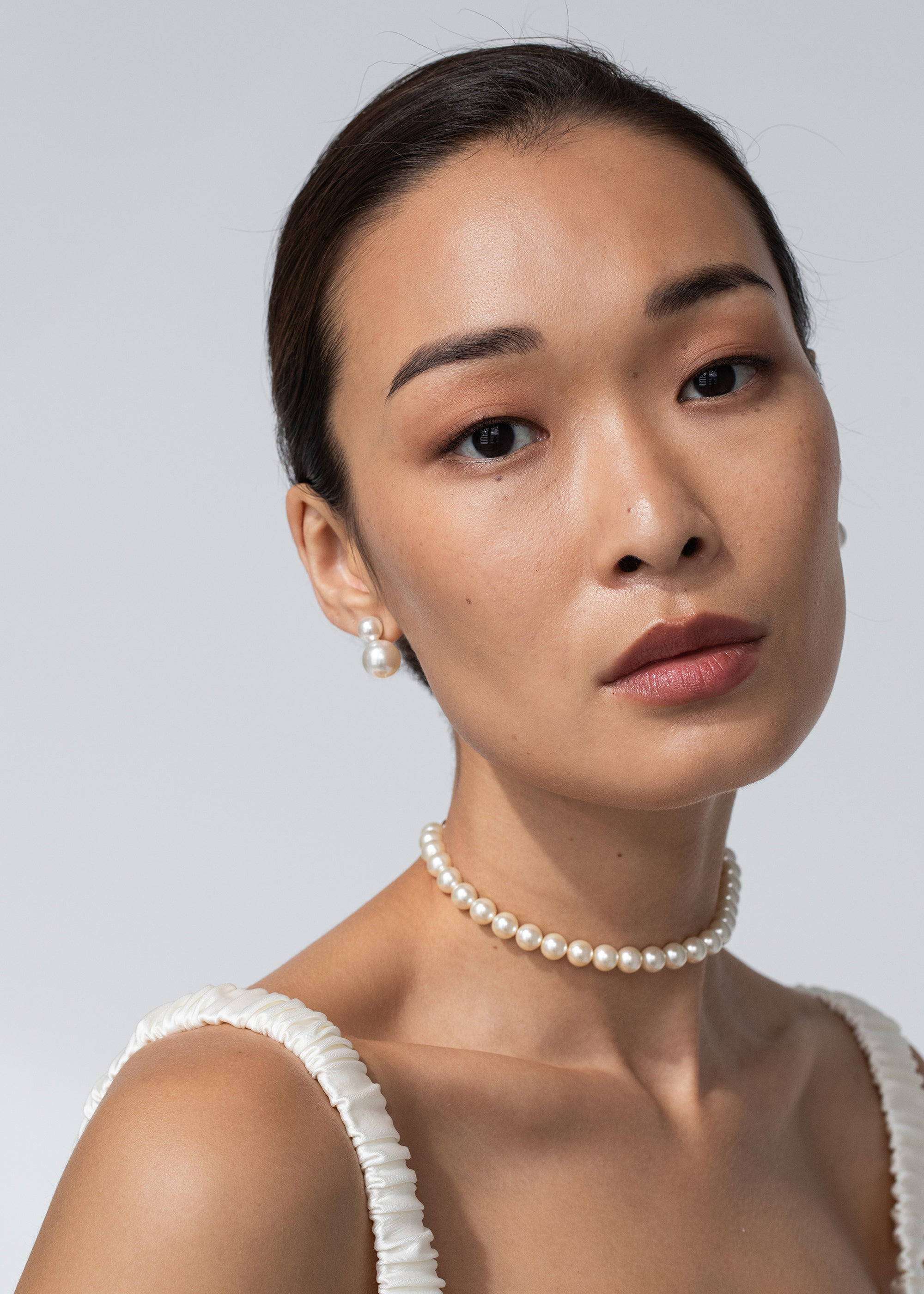 Pearl Ribbon Tie - 3