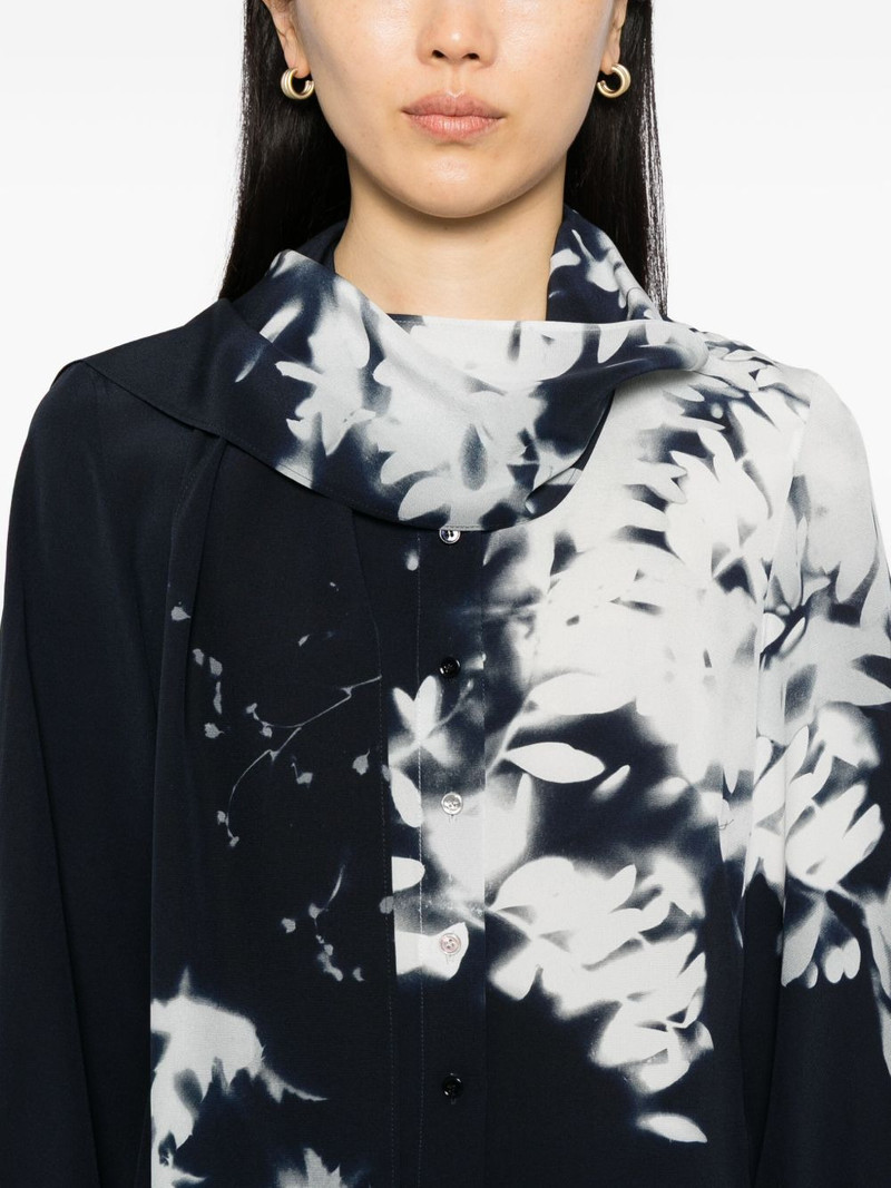 wildflower-print silk shirt 5