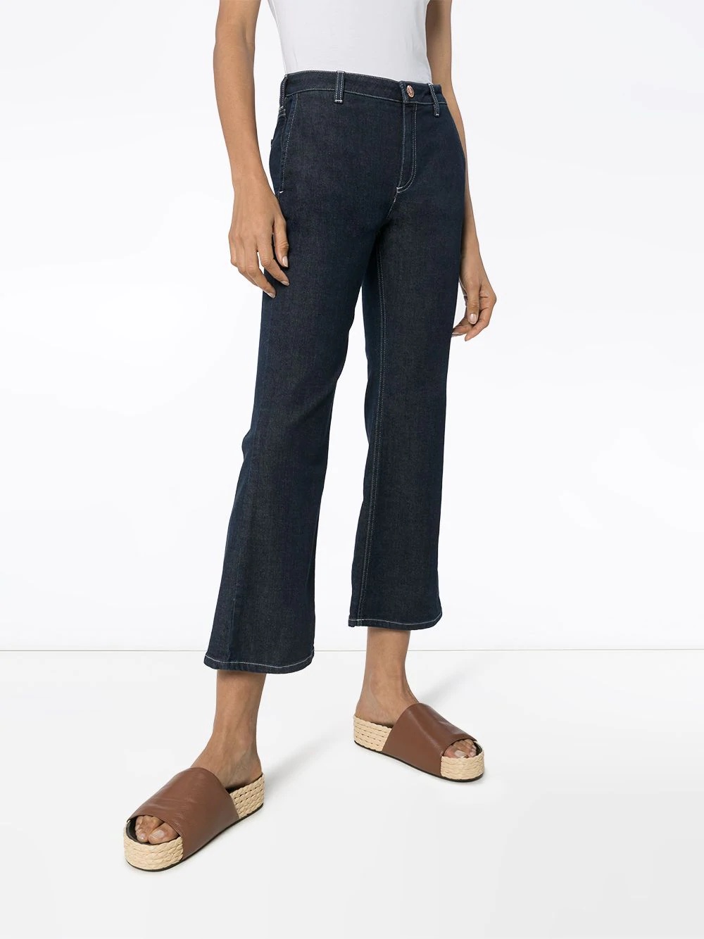 cropped flare jeans - 3