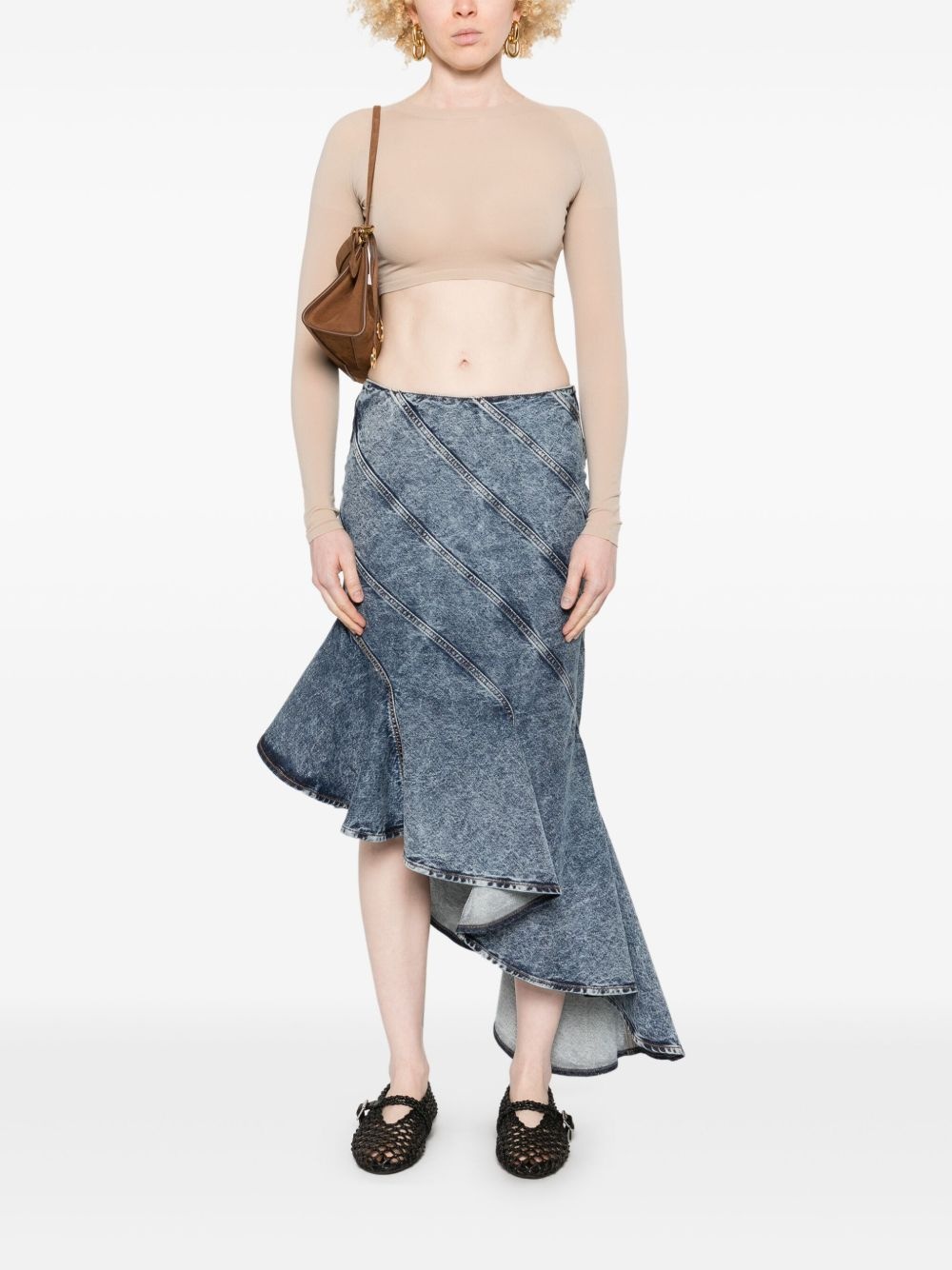 Spiral midi skirt - 2