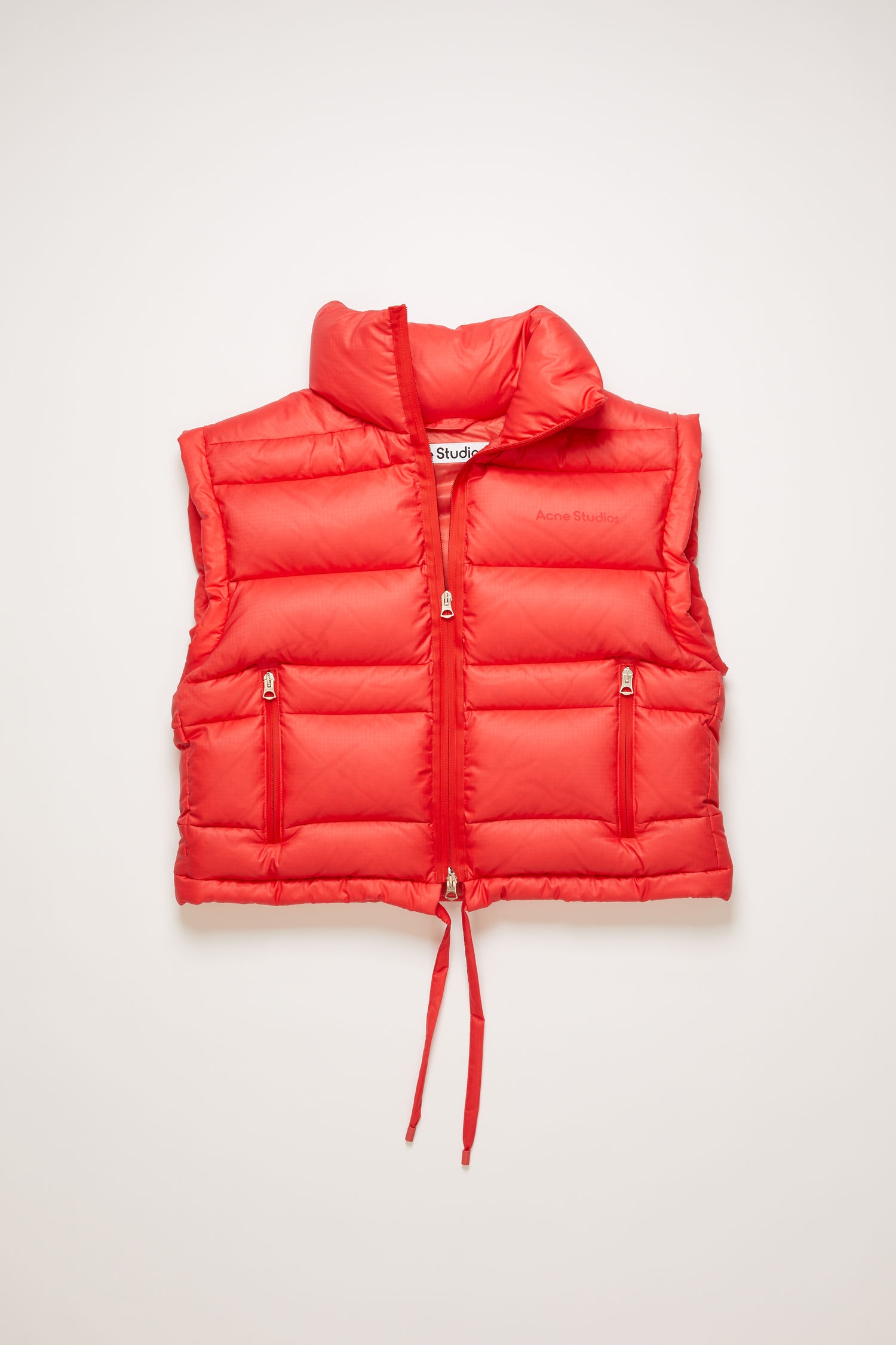 Quilted down gilet red - 6