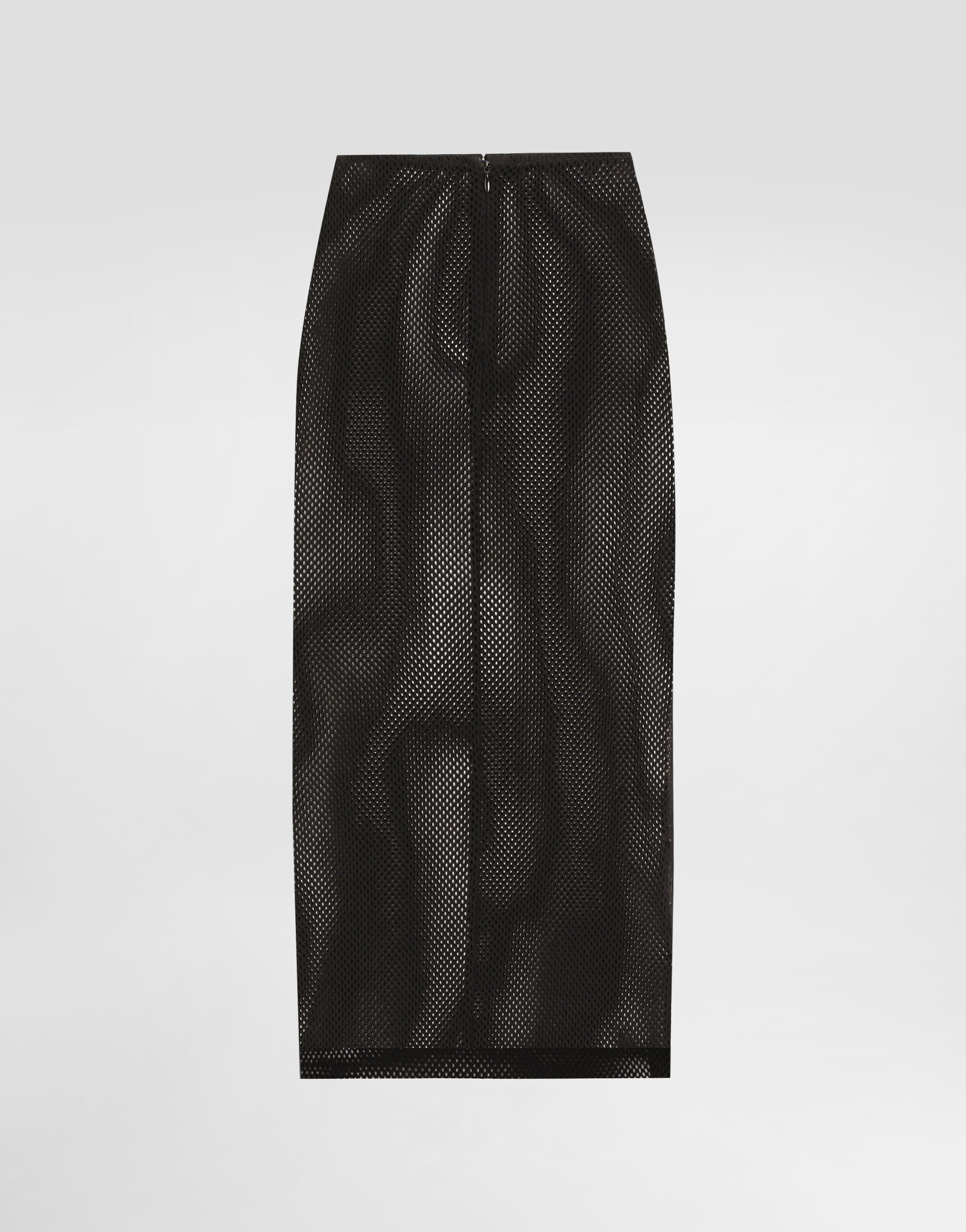 Mesh calf-length skirt - 7