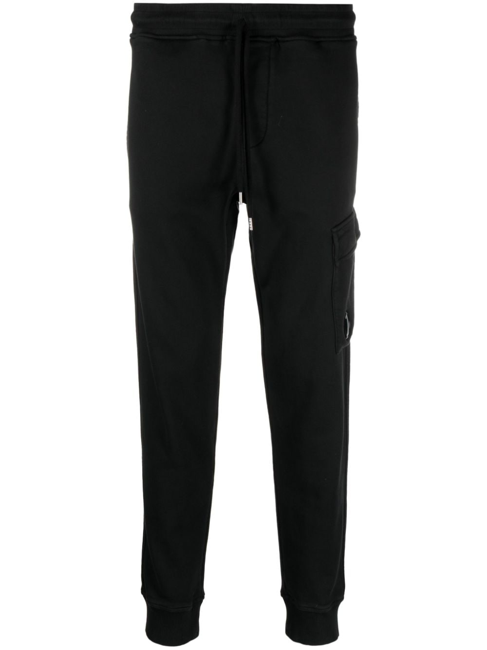 Lens-detail cotton track pants - 1
