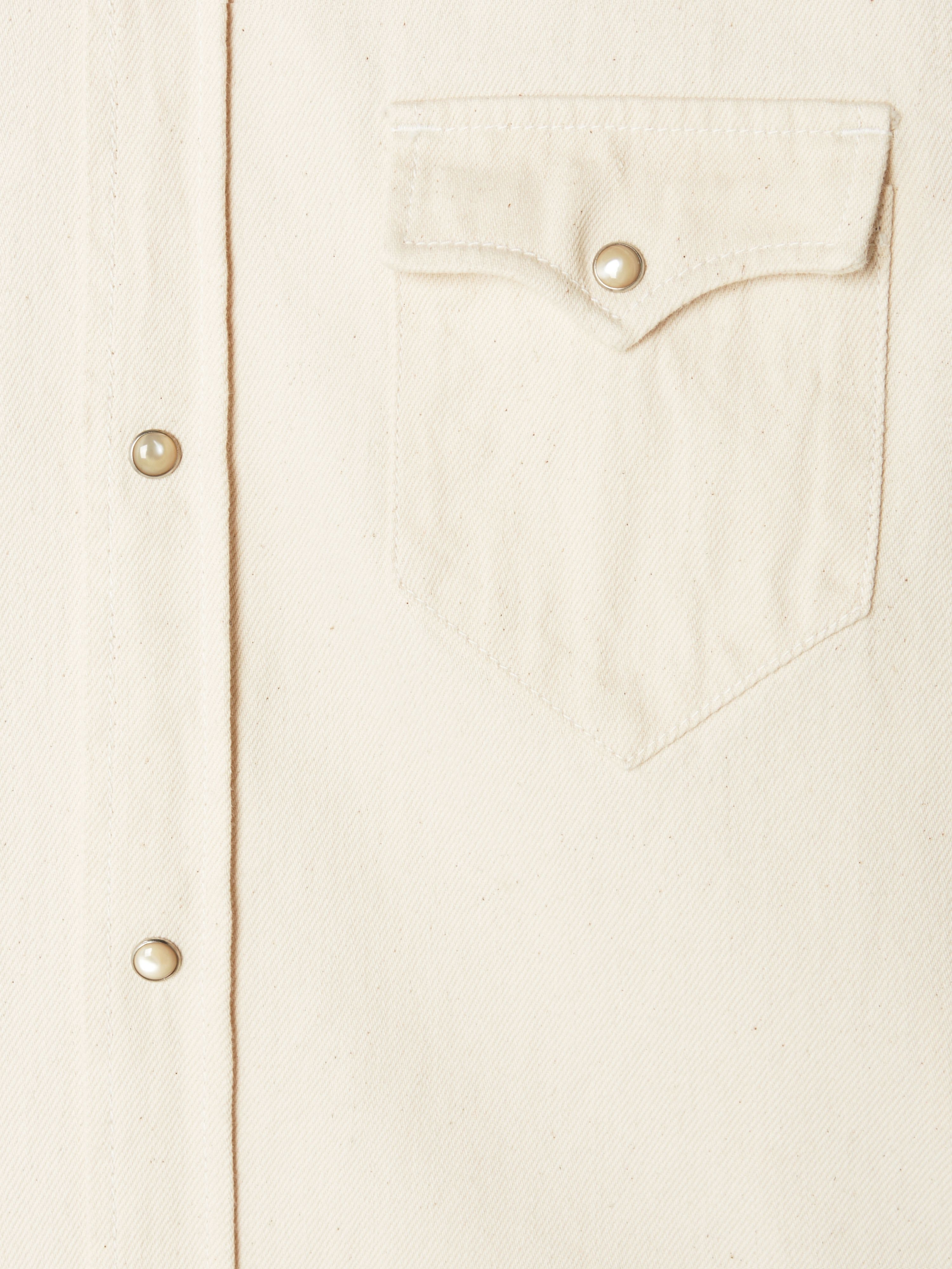 Raw Denim Shirt - 7