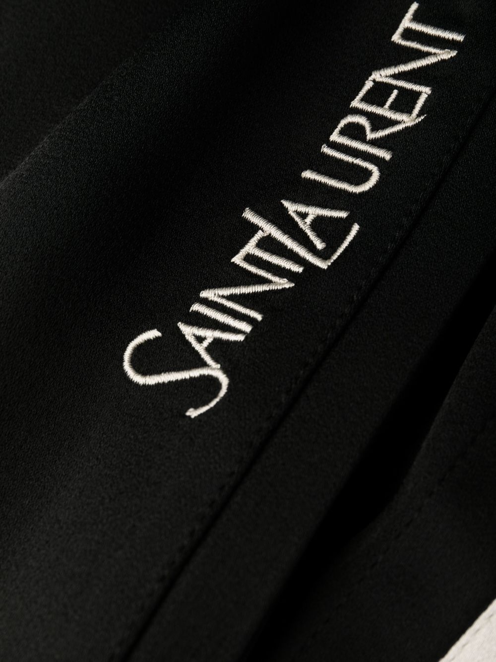 embroidered-logo striped track pants - 6
