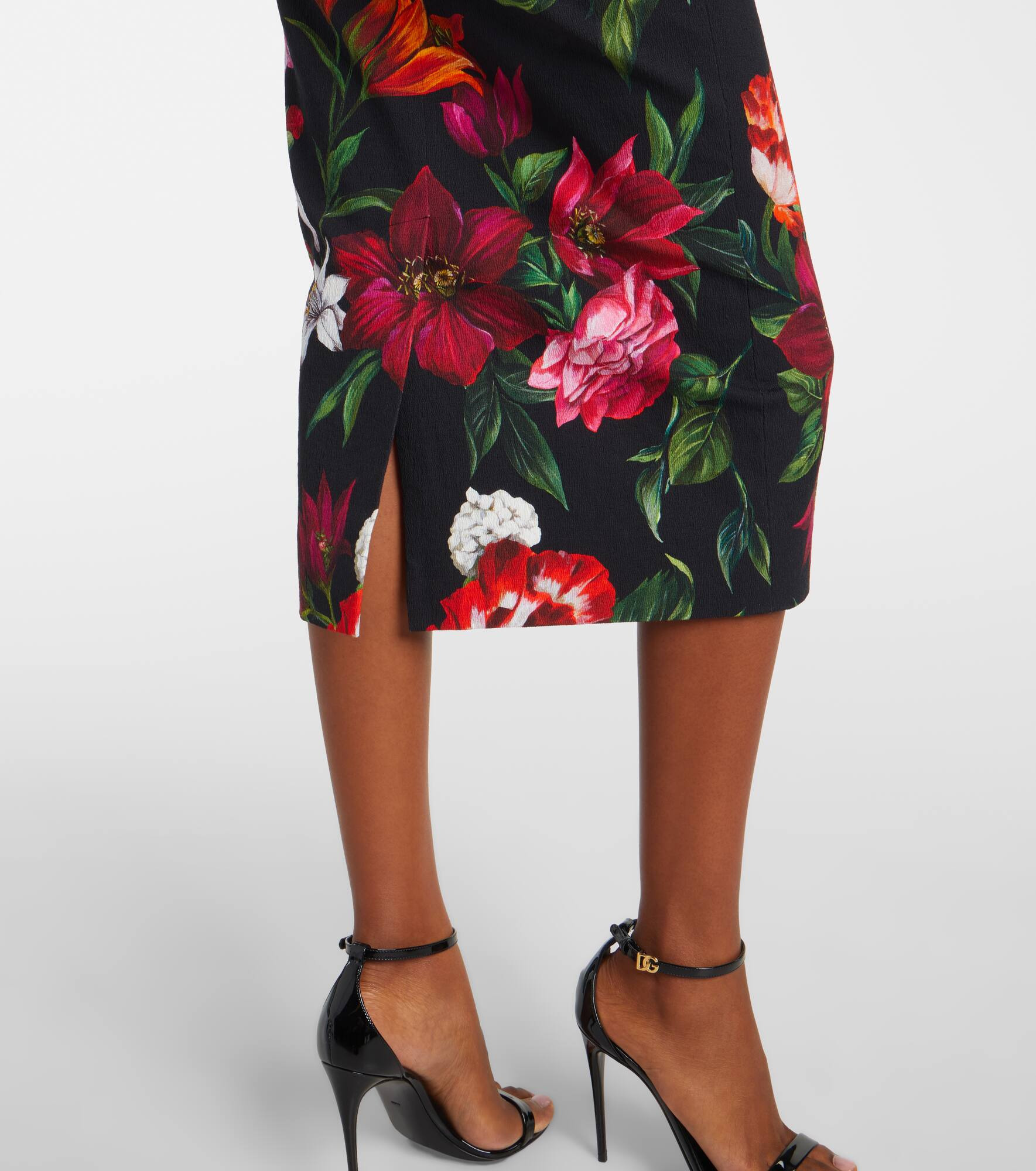 Floral pencil skirt - 5
