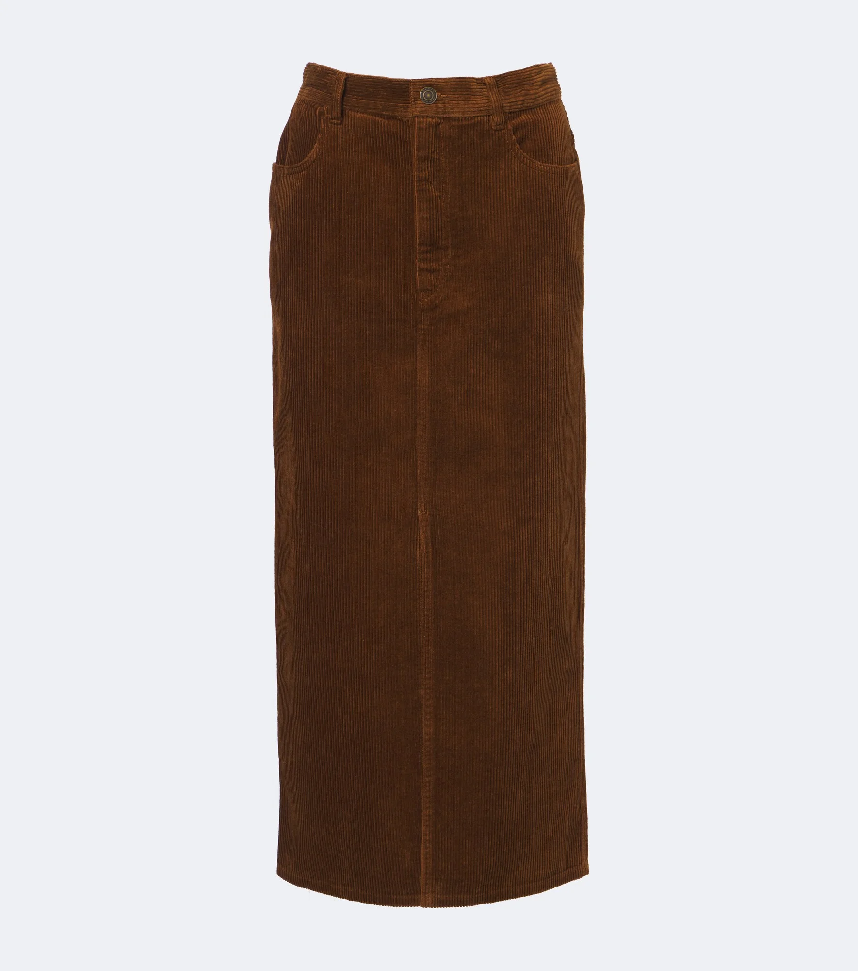 Odalie cotton and linen corduroy maxi skirt - 1
