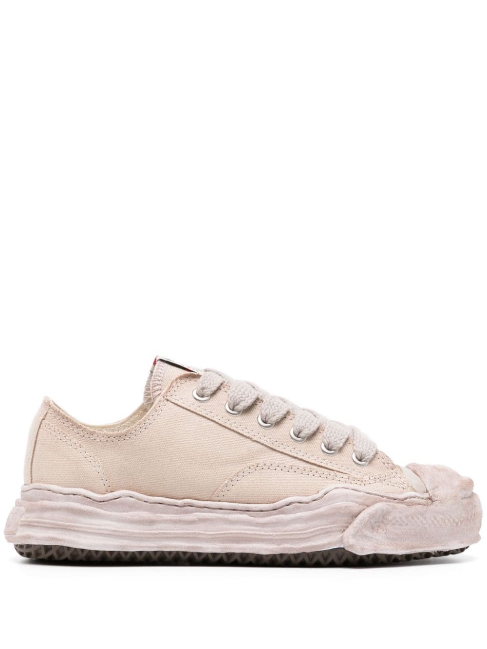 Hank canvas lace-up sneakers - 1