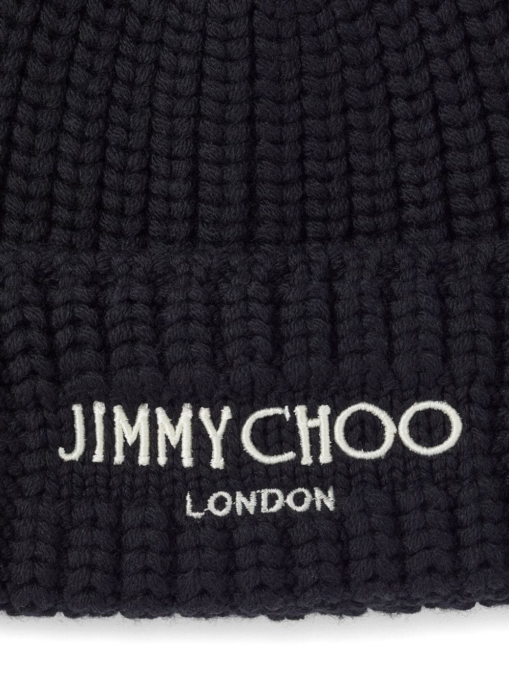 logo-embroidered ribbed-knit beanie - 3