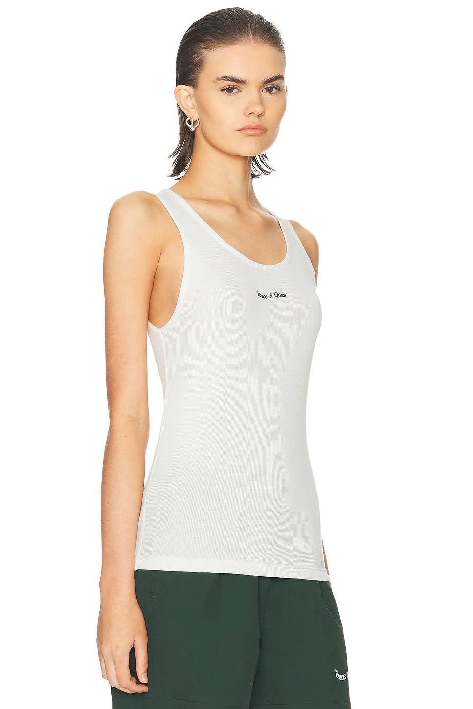 Wordmark Ribbed Tank Top - 2
