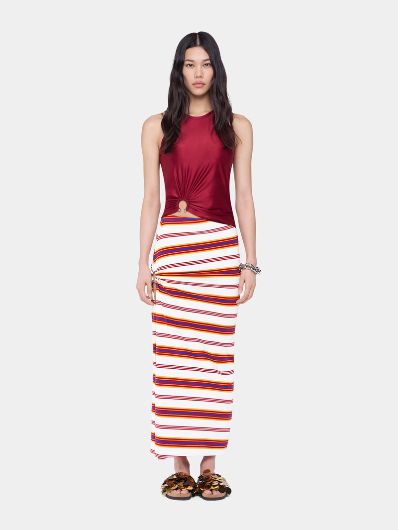rabanne TANK TOP IN JERSEY outlook