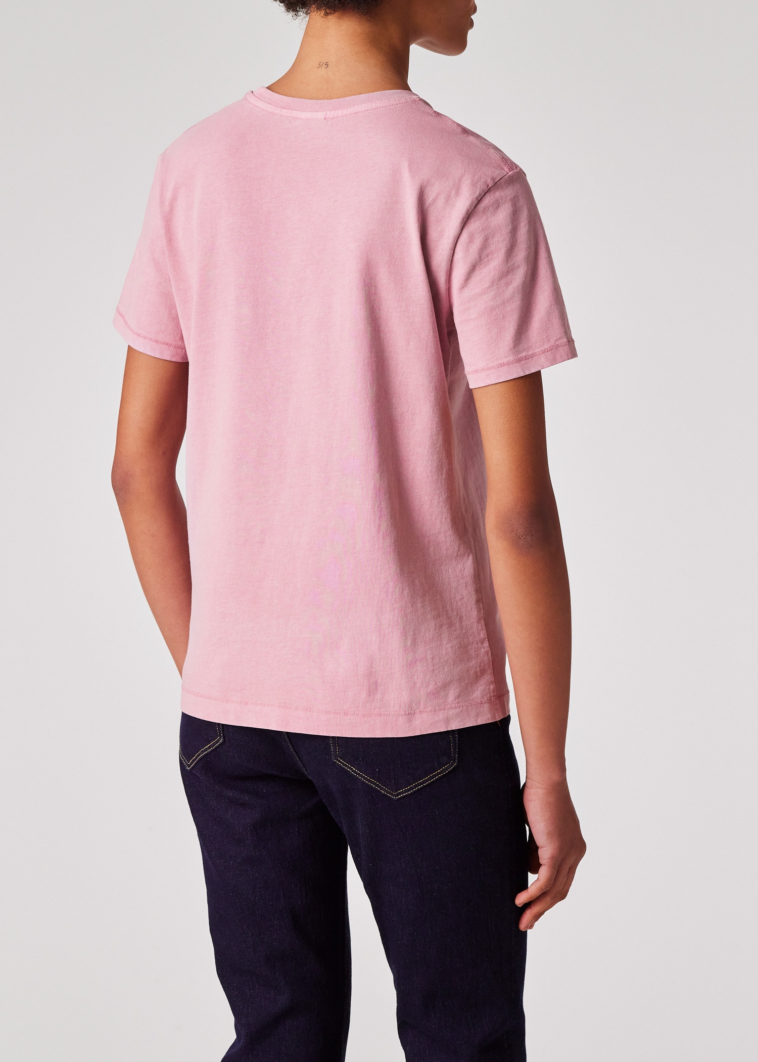 Women's Mauve 'Happy' T-Shirt - 4