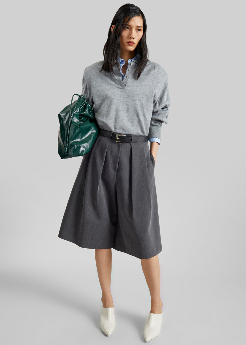 Avallon Padded Knit Polo - Grey 8